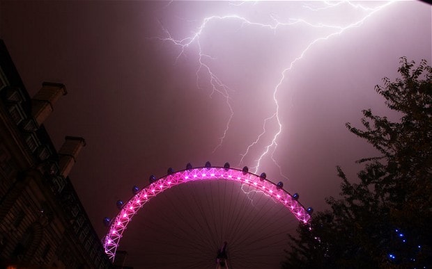 Lightning in London