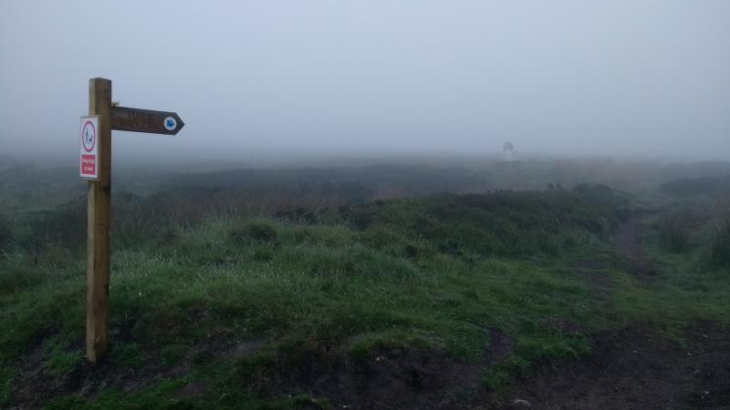 On the route at Rosedale Head