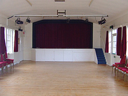 Downham village hall interior