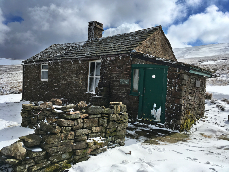 Greg's Hut in April