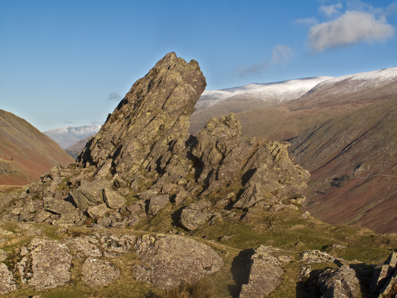 HELM CRAG NEAR GRASMERE