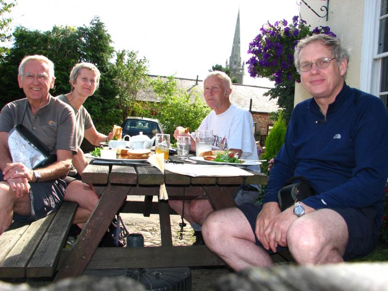 LUNCH AT DAWNAY ARMS, NEWTON-ON-OUSE