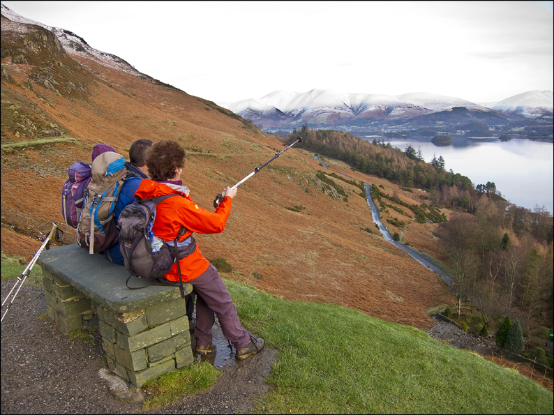 A GOOD VIEWPOINT ABOVE DERWENT WATER A GOOD VIEWPOINT ABOVE DERWENT WATER