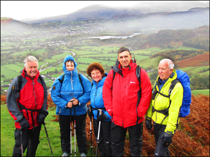 ON THE LOWER SLOPES OF GRISEDALE PIKE WITH kESWICK BEHIND ON GRISEDALE PIKE