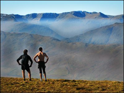 4. HELVELLYN FROM WETHER HILL - but surely not LDWA ers!