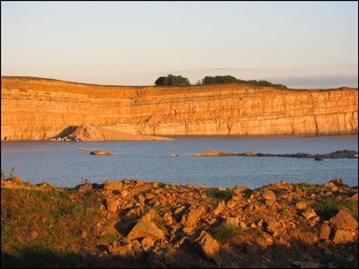 8. SUNSET AT HARDENDALE QUARRY