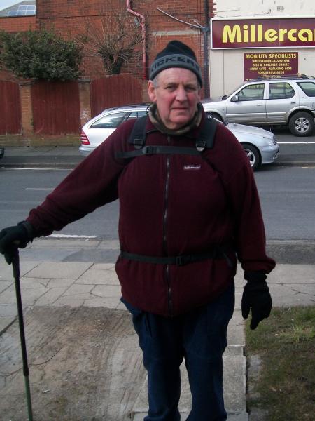 Does Bernard wish he had a mobility scooter?