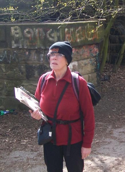Ann on the Thirlmere way