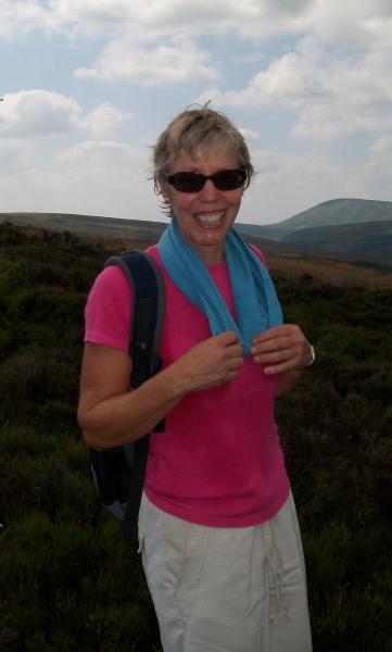 Judith is hot on her first East Lancs walk