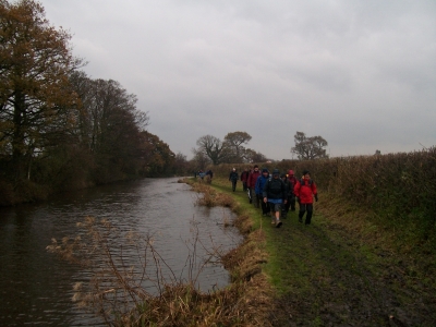 Along the canal