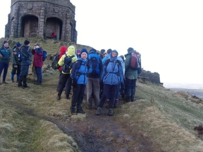 Regrouping at Darwen Tower