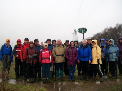 Near Clifton in the rain