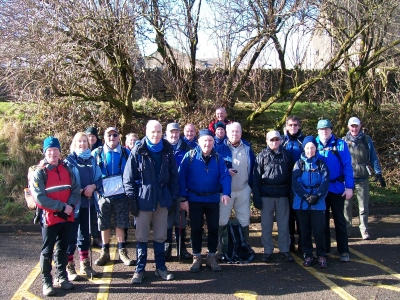 Group at start of walk