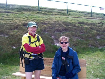 Steve and Sue at The Needles