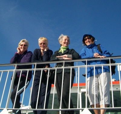 Girls on Tour! Mary, Ruth, Margaret and Audrey