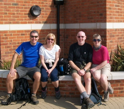 Morning break for Steve, Carol, Paul and Alison