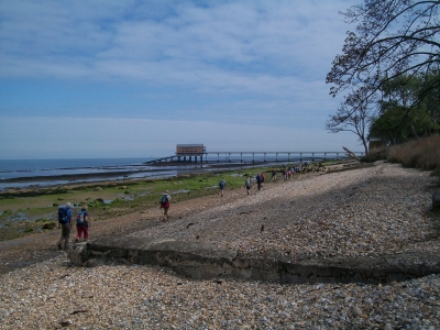 Beach walking near Bembridge