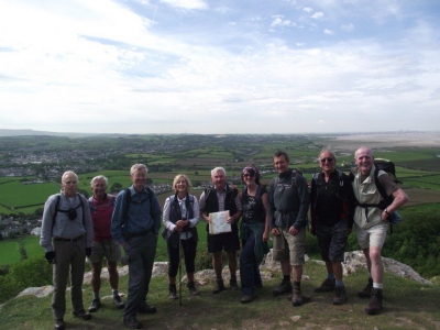 Group at Warton Crag