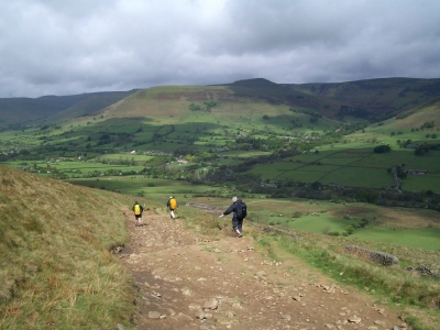 Descending to Edale
