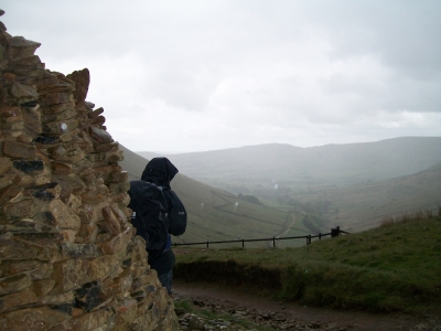 Taking shelter at the top of Jacob's ladder