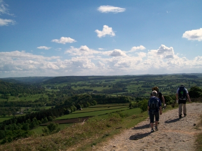 Chatsworth House in the distance