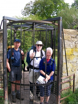 Let us out! Gate at Chatsworth
