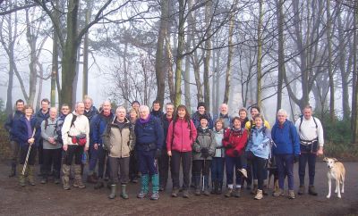 Start  of the walk