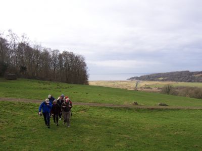And up the hill