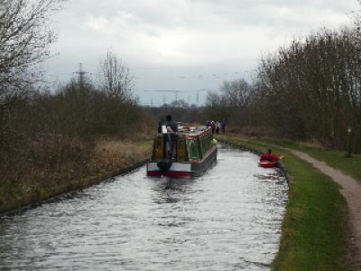 Along the canal