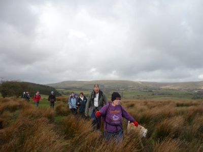 Moorland walking