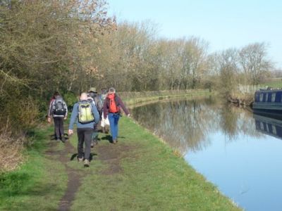 Along the canal