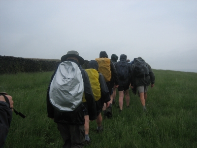 Into the rain went the brave
