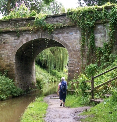 Along the canal