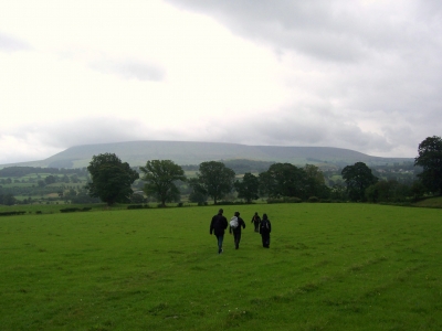 Pendle in the distance