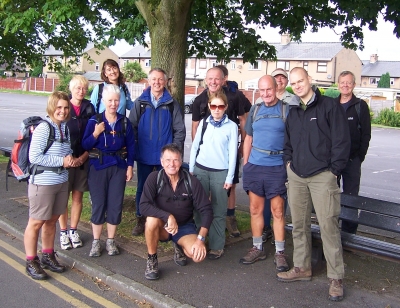 The group on the final leg