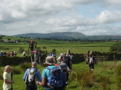 Queue at the stile