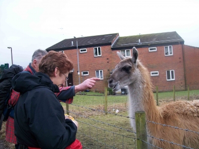 Viv and John welcome a new member....