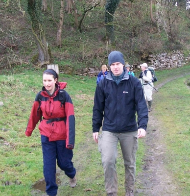 Lorna and Martin stride out