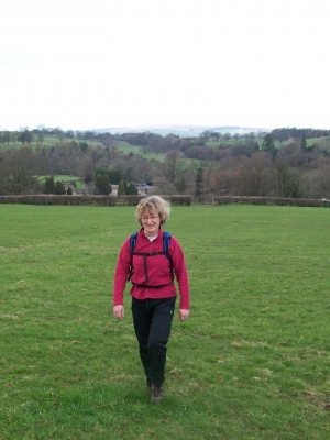 Gill comes up the hill