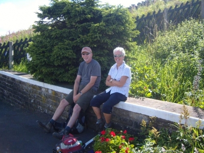 Lovely smiles from David and Alma