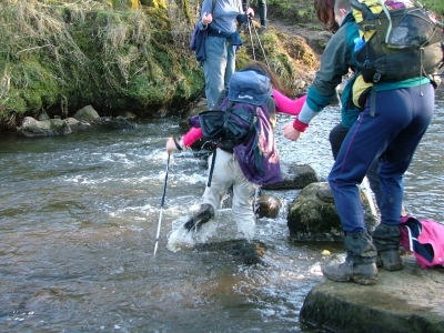 Jeanette in the water