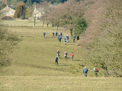 Going back up Longridge Fell