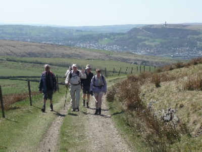 Looking towards Peel Tower