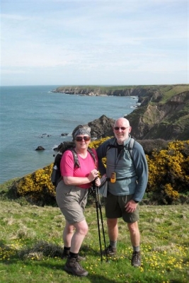 Paul and Alison by the sea