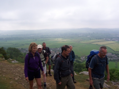 Ascending Warton Crag