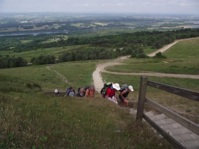 Up we go, leaving Rivington