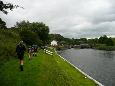 Along the canal