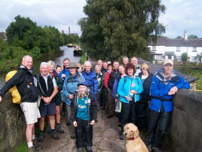 Gathering at the canal