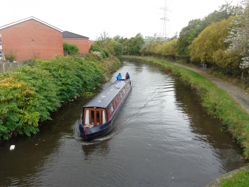 Narrowboat on the canal