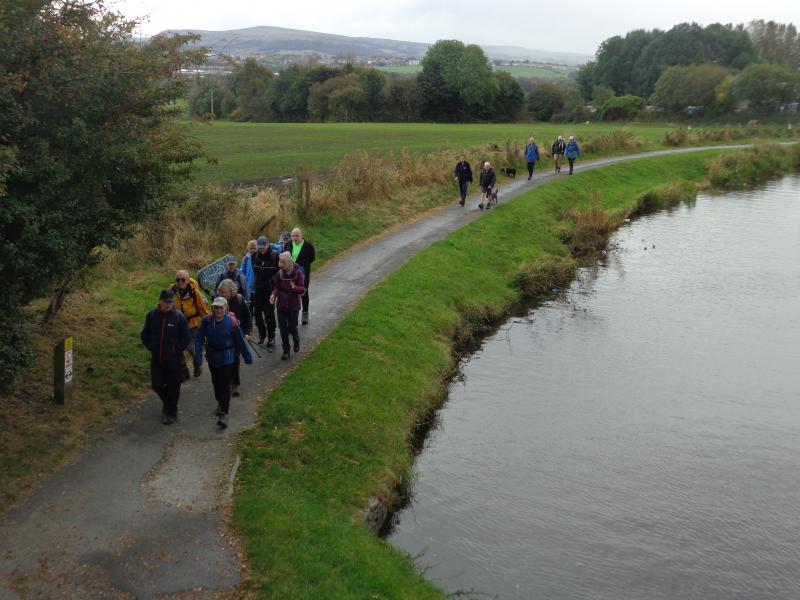 Towpath from a bridge
